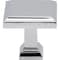 Designperfect 1-3/16 Overall Length Square Cabinet Knob, Polished Chrome DPA-S54KPC - alternate 1
