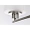 Nuvo Lune, 5 Light Chandelier, Brushed Nickel Finish, Etched White Glass 60/8225 - alternate 3