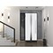 Vdomdoors Steel Door Deux 1744 Natural Oak Sidelight Exterior Black Window Stainless Inserts Single Modern Pa DEUX1744EXD-OAKB-W36+14xH80-LH-O - alternate 2