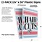 Signmission Haircuts, Plastic Signs Only 24 Inch x 36 Inch, Corrugated Plastic, 2PK CSB-2436-2PACK-30385 - alternate 2