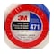 3M Floor Marking Tape, vinyl, Solid, Red, 3/4 in W., 5.2 mil Thickness 471 - alternate 2