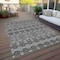 Homeroots 3' X 5' Black And Ivory Tribal Washable Indoor Outdoor Area Rug 614203 - alternate 3