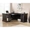 Sauder L-Shaped Home Office Desk, 29.606 in H, 68.74 in W X Wind Oak 417714 - alternate 2