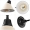 Jonathan Y Croydon 9.63" 1-Light Farmhouse Industrial Iron LED Gooseneck Arm Outdoor Sconce, Matte Almond JYL7612J - alternate 2