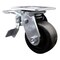 Service Caster 4 Inch Glass Filled Nylon Swivel Caster with Ball Bearing and Total Lock Brake SCC-TTL30S420-GFNB - alternate 1