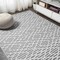 Jonathan Y Ararat High-Low Pile Moroccan Diamond Modern Black/Ivory 5 ft. x 8 ft. Indoor/Outdoor Area Rug SBH105B-5 - alternate 3