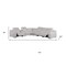 Homeroots Light Gray Italian Leather Power Reclining Curved Seven Piece Corner Sectional With Console 544989 - alternate 3