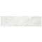 Apollo Tile Artisana 3x12 in. White Textured Bianco Carrara Etched Linear Wave Elongated Subway Tile, 20PK APLEFT8802CAA - alternate 1