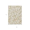 Homeroots 9' X 12' Gold And Ivory Abstract Washable Indoor Outdoor Area Rug 614351 - alternate 5