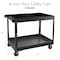 Hirsh Utility Cart, Steel, 2 Shelves, 24 in W, 32 in H 22641 - alternate 3