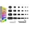 Florida Tools Internal Hex Drive Cup-Point Asst Set Screw Asst Kit 24 Sizes Metric Black Stainless Steel 707 pcs FT707-IHEX - alternate 1