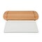 Picnic Time Family Of Brands Billboard Glass Top Serving Tray, Parawood 911-01-505-000-0 - alternate 3