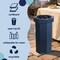 Happimess Fleur 25-Gallon Disposable Corrugated Cardboard Event Trash Can and Recycling Bin, Denim Blue, 2PK HPM1300H-SET2 - alternate 4