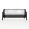 Martha Stewart Neely Twin Size Solid Wood Platform Daybed w/Wooden Spindles and Slatted Foundation, Black MG-090021-DBT-BK-MS - alternate 4