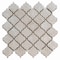 Apollo Tile Artisana 12x12 in. Silver Gray Textured, Foiled Resin Arabesque Lantern Mosaic Wall Tile, 5PK APLBRJ881A - alternate 1
