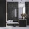 Apollo Tile Antiek 2.58 in. x 7.9 in. Glossy Black Ceramic Subway Wall and Floor Tile 5.38 sq. ft./case, 38PK MOD88BLK258A - alternate 2