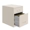 Space Solutions 14.25 in W 2 Drawer Vertical File Cabinet W/ Accessory Drawer, Stone 26153 - alternate 2