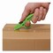Westcott Full Size Retractable Box Cutter, Plastic Handle, Green, 6PK 17530 - alternate 3