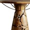 Homeroots 39" Natural Reclaimed Wood Pedestal Base Round Top Dining Table 716284 - alternate 3