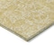 Homeroots 5' X 8' Gold And Ivory Floral Washable Indoor Outdoor Area Rug 581865 - alternate 3