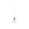 Jonathan Y Alain 5" 1-Light Adjustable Metal Integrated LED Pendant, Chrome JYL7035A - alternate 1