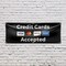 Signmission Credit Cards Accepted, 24 Inch x 72 Inch, Vinyl Banner B-72-30533 - alternate 2