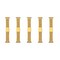 Elegani Yellow Gold Classic Multi-Link Stainless Steel Replacement Band Compatible with Apple Watch 49mm BJBF-YGD-49mm - alternate 4