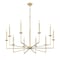 Z-Lite Gaultier  Modern Gold 10 Light Chandelier 6100-10MGLD - alternate 3