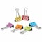 Universal Emoji Themed Binder Clips in Dispenser Tub, Medium, Asstd Colors, 42PK UNV31031 - alternate 1