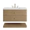 James Martin Vanities Allamari 36" Single Vanity, Dune Mist w/ 3 CM White Zeus Silestone Top D640-V36-DMS-WWZ - alternate 1