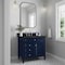 James Martin Vanities Brittany 36" Single Vanity, Victory Blue, w/ 3 CM Phantome Eclos Top 650-V36-VBL-3PHT - alternate 3