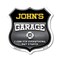 Signmission John's Garage I Can Fix Everything But Stupid, 6 Inch X 6 Inch, Plastic Sign SHI-P-6-490-JOHN - alternate 1