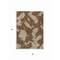 Homeroots 3' X 5' Brown And Beige Abstract Washable Indoor Outdoor Area Rug 614515 - alternate 2