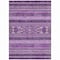 Homeroots 9' X 12' Purple Eggplant And Gray Southwestern Washable Indoor Outdoor Area Rug 582846 - alternate 2