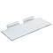 Azar Displays Acrylic Slatwall Shoe Shelf, 10"W x 4"D, Clear, 10PK 556003-CLR-10PK - alternate 1