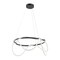 Jonathan Y Lisette 25" Contemporary Minimalist 360 Adjustable Silicone Rope Dimmable Integrated LED Chandelier,  JYL7140B - alternate 2