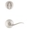 Kwikset Signature Series Combination Lockset, 2 Grade, Zinc, Satin Nickel, 238 x 234 in Backset 991TNL-15 - alternate 2