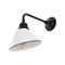 Jonathan Y Croydon 9.63" 1-Light Farmhouse Industrial Iron LED Gooseneck Arm Outdoor Sconce, White JYL7612A - alternate 4