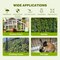 Edendirect 16-Gauge 36 in. x 50 ft. Black PVC Coated Welded Wire Fence for Garden & Dog Fencing ED-X0033366FR - alternate 2