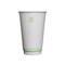 Kitch 24/7 Disposables White Compostable Smooth Insulated Paper Hot Cup, 16 Ounce, 500PK KC-SDC16W - alternate 2