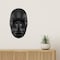 Homeroots 28" X 17" Black Face Resin Oval Hanging Dimensional Sculpture 558372 - alternate 2