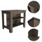 Homeroots Brown 41in Kitchen Island With Storage 474091 - alternate 3