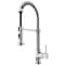 Vigo Edison Single Handle Pull-Down Sprayer Kitchen Faucet Set with Touchless Sensor in Chrome VG02001CHS - alternate 1