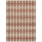 Homeroots 5' X 8' Orange And Copper Geometric Washable Indoor Outdoor Area Rug 577080 - alternate 3