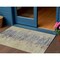 Homeroots 3' X 5' Pewter Silver And Gray Abstract Washable Indoor Outdoor Area Rug 582404 - alternate 1