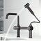 Vigo Cass Single Handle Bridge Kitchen Faucet with Side Sprayer VG02050MB - alternate 3