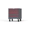 Strong Hold 7 drawer cabinet - (4x 2in, 2x 3in, 1x 4in) - Red accents - Keyed Different S3036-PCDAS-0702DS - alternate 3