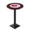Holland Bar Stool Co 42" Blk Wrinkle Indian Motorcycle Pub Table, 36" dia. Top L217B4236Indn-HD - alternate 1