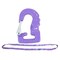 Mytee Products Endless Round Sling 6ft Purple w/ Hook Combo Crane Wrecker Towing RSLH-6-2600-P - alternate 1