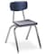 Virco 3000 Series 16" Classroom Chair, 3rd - 4th Grade with Nylon Glides - Navy Seat 3016 - alternate 1